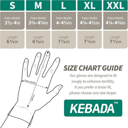 Kebada T1 3 Pairs Waterproof Winter Work Gloves for Men and Women, Warm Work Gloves for Cold Weather, Thermal Insulated Freezer Gloves, 100% Latex Coating & Super Grip, Unisex, Medium