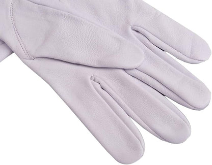 Leather Gauntlet Gloves Medieval Renaissance - SCA LARP Costume Gauntlets Men Women - Genuine Sheep Leather 14 Inch