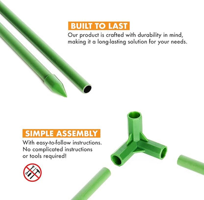 MAGGIFT Tomato Cage - 4 Pack 68 Inch Tomatoes Plant Stakes Support Cages Trellis Extra Tall for Garden & Pots