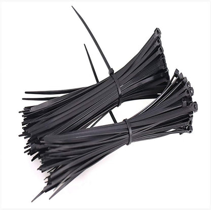 SYD 4 Inch length, 18lb Small size Self Locking Nylon Cable Zip Ties -1000 Piece (Black)