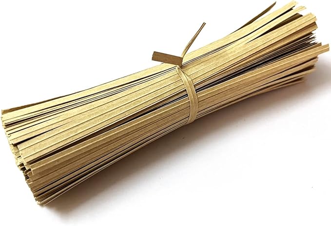 Kraft Paper 6" Twist Ties 500 Pcs, Brown, Paper, Twist, Cable Ties, Bags, Gardening, Christmas Tree