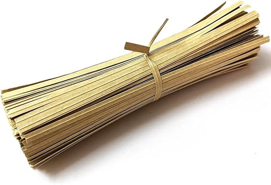 Kraft Paper 6" Twist Ties 500 Pcs, Brown, Paper, Twist, Cable Ties, Bags, Gardening, Christmas Tree