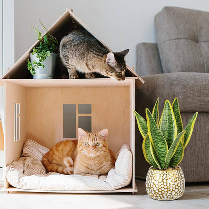 Hollyone Artificial Snake Plant Potted Faux Sansevieria Trifasciata Plants, 13" Tropical Fake Plants in Ceramic Pots for Home Office Room Indoor Decor Housewarming Gifts