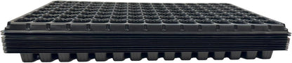 105 Cell Seedling Plastic Nursery Trays, 10 Pack, Thick Durable Germination Plug Trays, 1050 Cells Reusable Plant Propagation