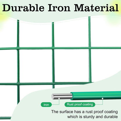 4 Packs Wire Plant Protectors,15.3" X 15.3" Wire Mesh Plant Protector cage,DIY Garden and Vegetable Protectors,Plant Cage to Protect Plants from Animals