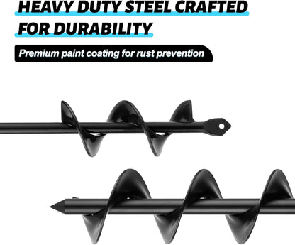 ERYTLLY Bulb Planter, Auger Spiral, Garden Planter Tool,Hole Digger for Planting Bulb