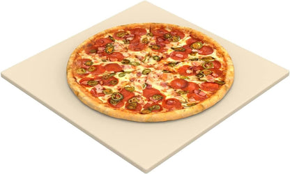 13.2" Square Pizza Stone for Ooni Karu 12 Pizza Oven, High-Quality Ceramic Grill Plate Accessories Pizza Baking Stone for Oven/Grill, Thermal Shock Resistance, Ideal for Bread and Cookie