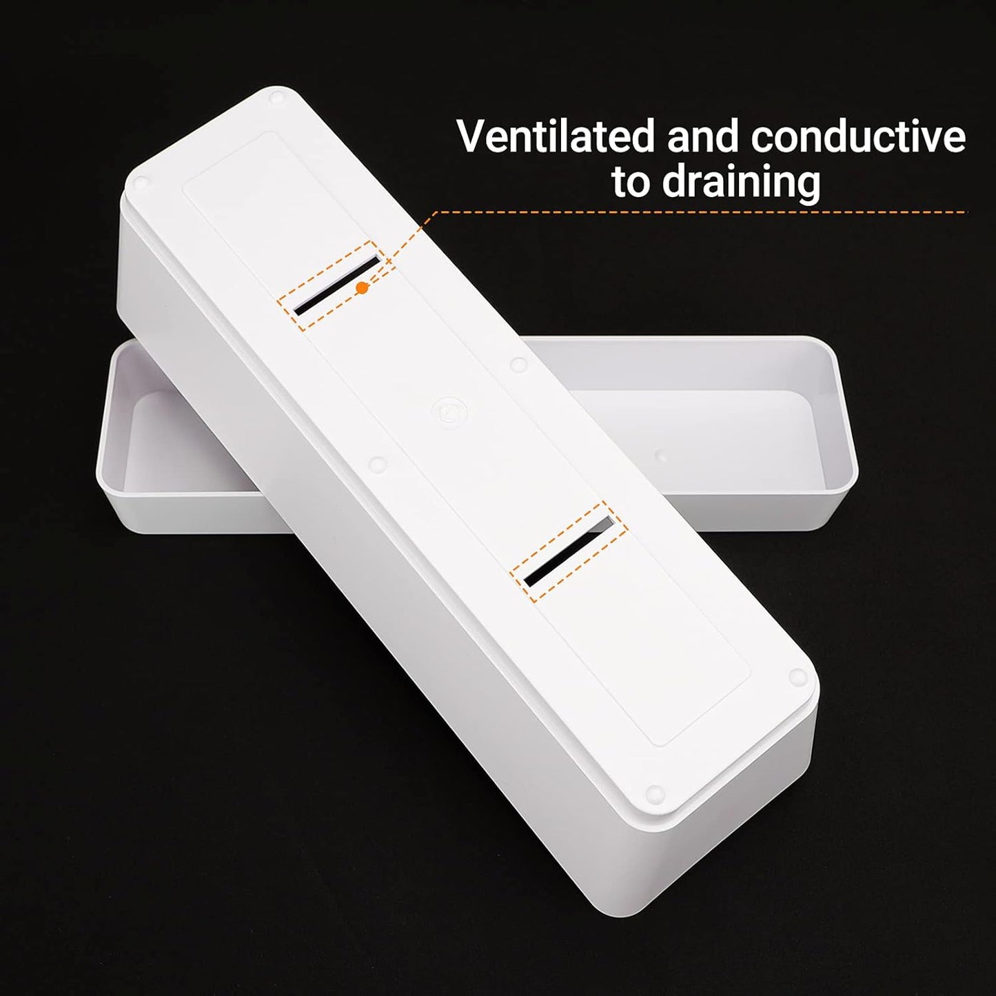 GREANER Window Boxes, 3 Pack 12x3.8 Inch Mixed Color Rectangle Herb Planters with Tray, Indoor Succulent Cactus Plastic Saucer Pot for Windowsill, Balcony, Office, Outdoor Garden (Black, White, Beige)