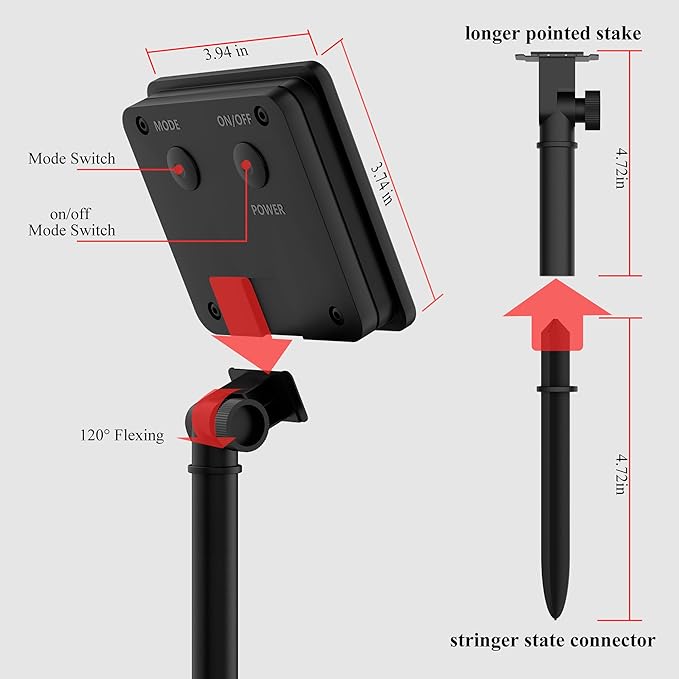 2 Pack Solar Christmas Lights Outdoor, 72FT 200 LED Solar String Lights with 8 Lighting Modes, IP65 Waterproof Solar Lights Outdoor for Xmas Garden Party Tree Decor