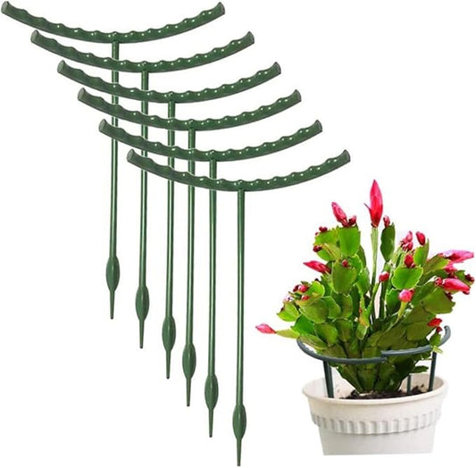 Plant Support Stakes Round Plant Support Ring Cage Shrub Holder for Vegetables Flowers 20Set..