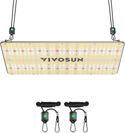 VIVOSUN VS2000 LED Grow Light with Full Spectrum Diodes & Brand Driver Dimmable Lights Sunlike for Seedling Veg & Bloom Plant Grow Lamps for 2x4/3x3 Grow Tent
