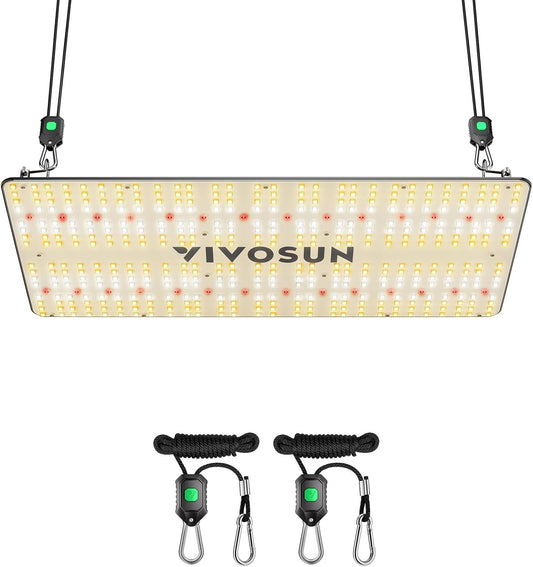 VIVOSUN VS2000 LED Grow Light with Full Spectrum Diodes & Brand Driver Dimmable Lights Sunlike for Seedling Veg & Bloom Plant Grow Lamps for 2x4/3x3 Grow Tent