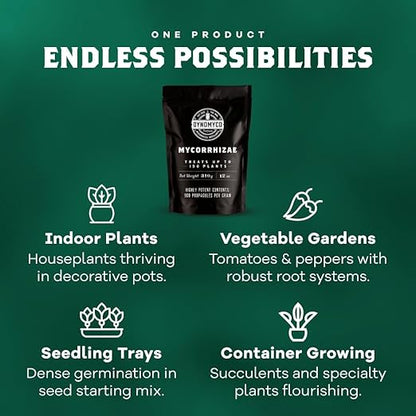 DYNOMYCO Granular Mycorrhizal Fungi Inoculant, 340g / 12oz – Boosts Root Growth, Yields & Nutrient Uptake – 900 Propagules/g, Concentrated Granules, & OMRI Listed – Biofertilizer for Plant Growth
