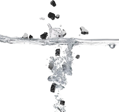 Mr. Fireglass 10 Pounds Fire Glass - 1/4 Inch High Luster Reflective Tempered Glass Rocks for Fireplace Fire Pit Table and Landscaping, Onyx Black