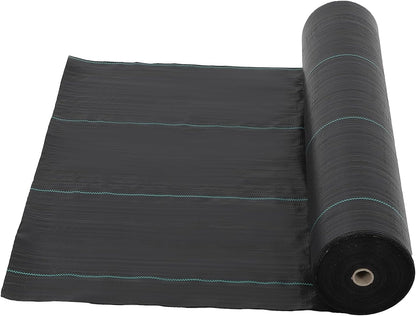 6ft x 300ft & 2.4oz Premium Garden Weed Barrier Landscape Fabric, Durable & Heavy-Duty Weed Block Gardening Mat, Easy Setup & Superior Weed Control, Eco-Friendly & Convenient Design