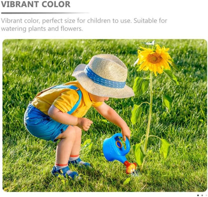 STOBOK 3Pcs Kids Watering Cans - Plastic Watering Kettle Toys for Toddlers, Garden & Bath Play - Indoor Outdoor Sand Beach Toy Set to Develop Motor Skills (Random Color)