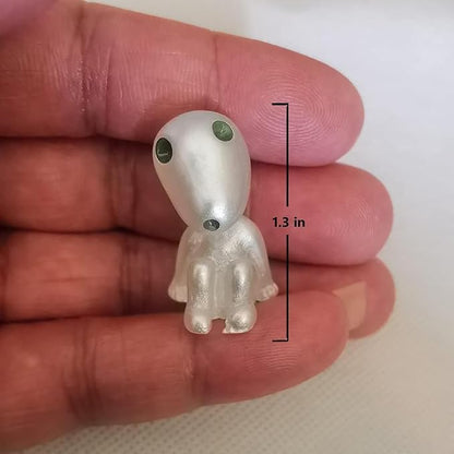 5 Pcs Luminous Tree Elves Spirit Gardening Mononoke Potted Decoration Micro Princess Landscape Figures Ornament , Fairy Garden Accessories, Plant Accessories, Halloween Decorations - Green.