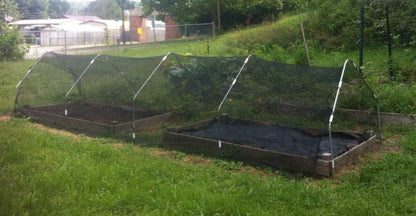 Agfabric 40% Sunblock Shade Cloth Cover with Clips for Plants 6’ X 20’, Black