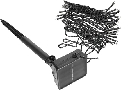 Outdoor Solar String Lights LED Warm White Solar Powered Garden Patio Balcony Decorative Lights with Easy Installation Weatherproof Design