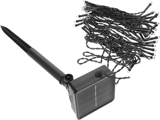 Outdoor Solar String Lights LED Warm White Solar Powered Garden Patio Balcony Decorative Lights with Easy Installation Weatherproof Design