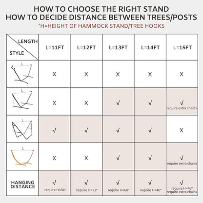 JoyView Traditional Rope Double Hammock - Hand Woven Cotton Hammock with Hardwood Spreader Bar and Pillow 450lb Capacity for Outdoor Indoor Patio Yard - Black