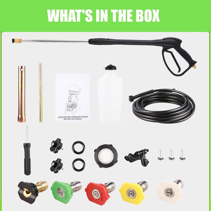 4200PSI Pressure Washer 4.0GPM Gas Power Washer 212CC Gas Powered Washing Machine Commercial High Pressure Washer with 25ft Hose&5 Nozzles for Patio Garden Yard Vehicle,EPA/CARB/ETL