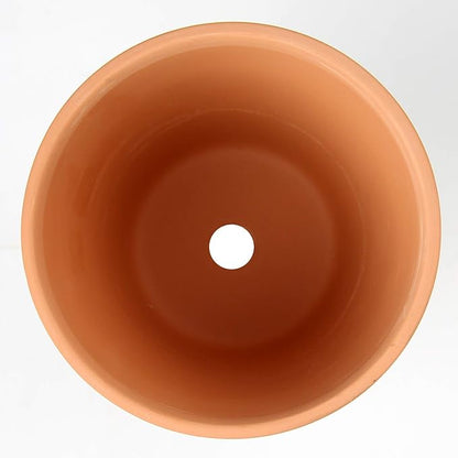 Briful 6 PCS Mini Terracotta Plant Pots 3.9"x3.9" Flower Pots Clay Pottery Planter with Saucer and Drainage Hole Cactus Succulent Nursery Pots- Great for Plants,Crafts