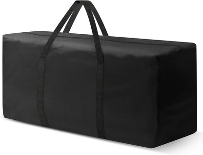 Outdoor Cushion Storage Bags 68 Inch Waterproof Extra-Large Patio Cushion Storage with Zipper & Padded Handle for Patio Furniture Christmas Tree