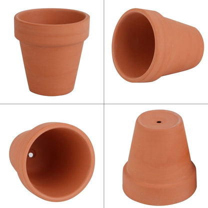 24pcs Mini Clay Pots, 2.5'' Terracotta Pottery Planters, Cactus Flower Succulents Nursery Pots, with Drainage Hole, for Indoor/Outdoor