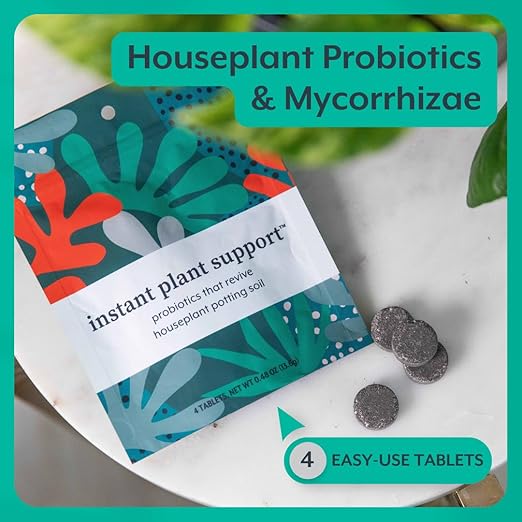 Instant Indoor Plant Care Bundle - Plant Food + Soil ProBiotics + Natural Pest Control Spray Tablets - for HOUSEPLANTS
