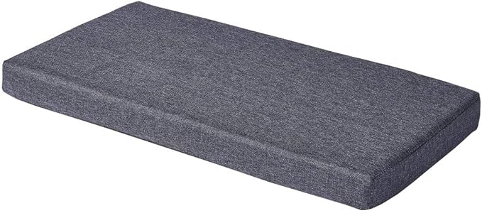 Bench Seat Memory Foam Chair Pads Non-Slip Rubber Back Indoor Swing/Settee Cushion 45 x 18 inch
