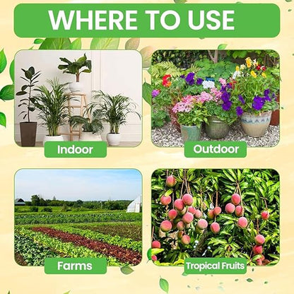 EZ-GRO 20 20 20 All Purpose Fertilizer - All Purpose Liquid Plant Food - Lawn, Flowers, Herbs, Vegetables - Best Way to Grow Healthy Plants - Garden-Growing Miracle Nutrients - 1 Qt / 32 fl oz