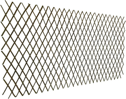 Nature Willow Trellis Expandable Plant Support Plant Climbing Lattices Trellis Willow Expandable Trellis Fence for Climbing Plants Support 36x92 Inch,Double Panel (1)