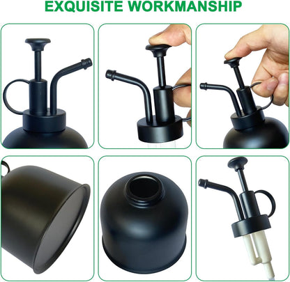 Plant Mister Spray Bottle Stainless Steel Plant Sprayer, Small Watering can Plant Spray Bottle Modern Gardening Tools for Indoor Potted Plants Watering and Spraying