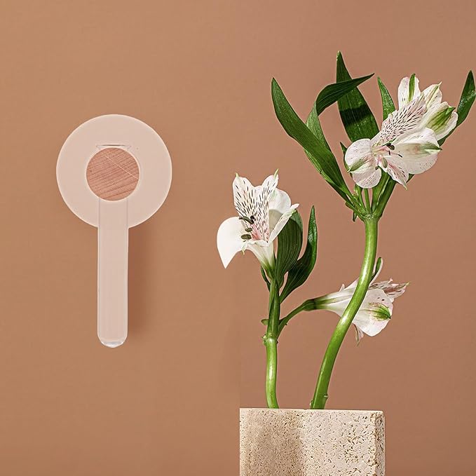 Milisten Plant Propagation Tubes: Wall Hanging Plant Terrarium with Wooden Stand Vase Glass Planter Stations for Hydroponic Flower Cutting Home Decor