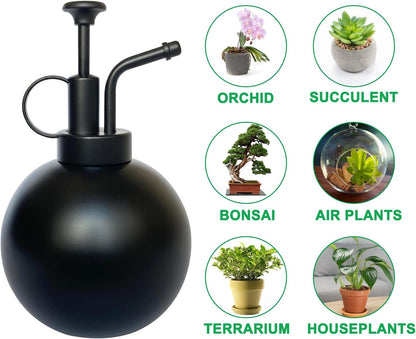 Plant Misting Bottle Stainless Steel Plant Sprayer, Small Watering Can Plant Misting Bottle Modern Gardening Tools for Indoor Potted Plants Watering and Misting