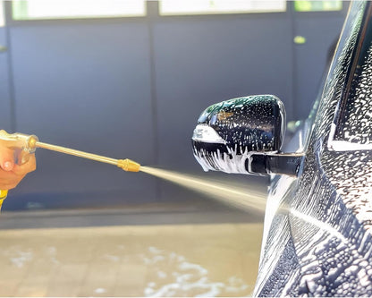 Garden Hose Nozzle, Metal Hose Sprayer with Adjustable High Pressure Spray Patterns for Car Washing, Watering Plants & Lawn, Patio Cleaning, Deck Rinsing, Dog Shower & Outdoor Irrigation Use