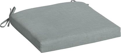 Arden Indoor/Outdoor Seat or Rocking Chair Cushion, 19 x 18, Water Repellent, Rain Proof, Fade Resistant Cushion for Rocking or Dining Chairs Stone Grey Leala