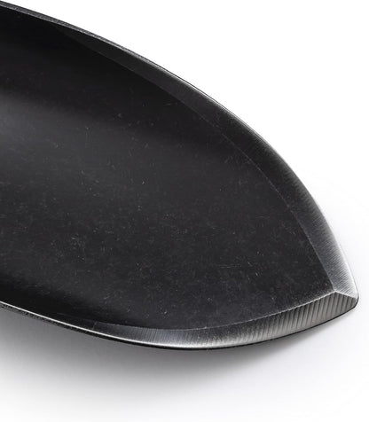 Barebones Spade Hand Trowel - Gardening Hand Tools - Stainless Steel Spade Shovel - Premium Quality Garden Spade - Japanese Garden Tool - Multipurpose Tool (Black/Walnut)