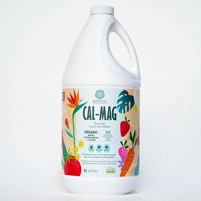 MARPHYL Organic CALMAG Liquid Fertilizer, Calcium + Magnesium, Corrects Common Plant Deficiencies, for Garden, Flowers, Vegetables, Succulents, Bamboo, Hydroponics 67.6 oz