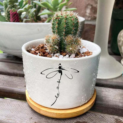 Window Garden Dragonfly Planter Pots,Dragonfly Gifts for Women/Men/Housewarming/Wedding/Festival Birthday Gifts Planter Pots,Outdoors/Indoors,Window Decor,Garden Decor,Yard Decor,Home Decor,Office