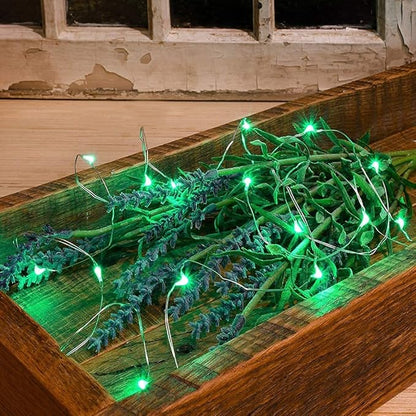 2 Pack Solar Powered Fairy String Lights Outdoor Waterproof 8 Modes Twinkle Christmas Decorations Lights, Each 33ft-100LED, 40ft-120LED, 66ft-200LED, 80ft-240LED, (Green, 66)