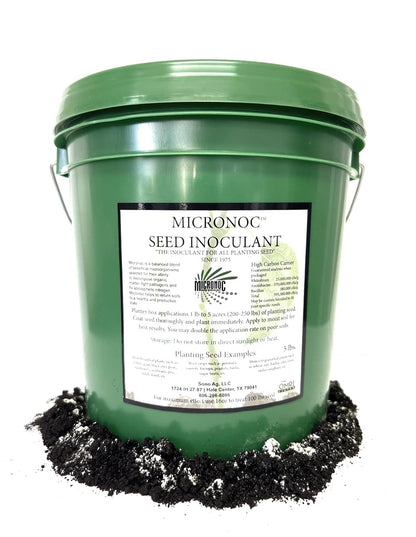 Seed Inoculant - Organic Fertilizer for Soil Health and Strong Germination - Beneficial Microbial Seed Inoculant (5lbs)