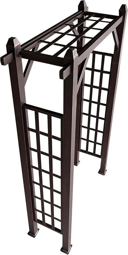 Bronze Modern Aluminum Garden Arbor Arch