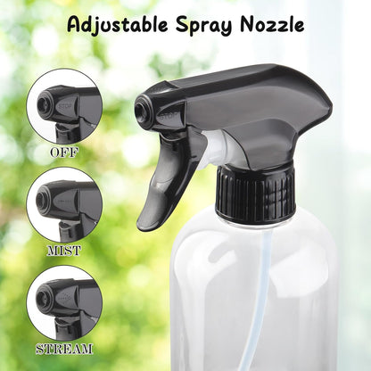 Bynccea Spray Bottles Empty Spray Bottle PET -10 oz/300 ml Plastic Water Sprayer Refillable Containers Fine Mist Small Spray Bottles for Cleaning Solutions, Cooking, Hair