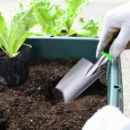 Kynup Garden Tools, Pitchforks, Garden Tools, Weeder Aluminum with Soft Rubberized Non-Slip Handle, Durable Garden Hand Tools Garden Gifts for Men Women