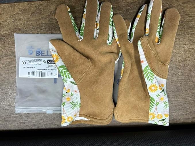 HANDLANDY Work Gloves for Men & Women, Utility Mechanic Working Gloves Touch Screen, Flexible Yard Work Gloves
