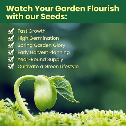 【Seed Vault】 Heirloom Vegetable Seeds Planting Kit - 15,000+ Non-GMO Seeds for Hydroponic, Indoor & Outdoor Gardening | Includes Tomato, Cucumber, Carrot Seeds & Survival Backpack Emergency Gear