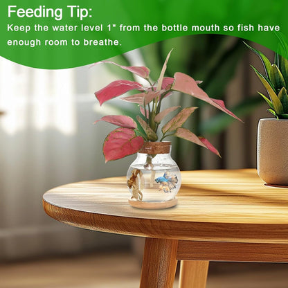 Plant Propagation Station,Hydroponic Glass Container Vase Jars, with Wooden Saucer for Desks, Houses, Garden Decorations, Home Kitchen Decorations and Gifts for Plant Lovers (6)