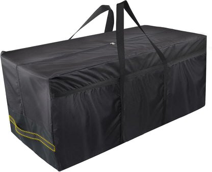 140 Gallon Extra Large Storage Bag for Aboveground Pools - Heavy-duty Pool Cover Storage with 4 Carrying Handles, Outdoor Patio Cushion Bag, 56''x24''x24''